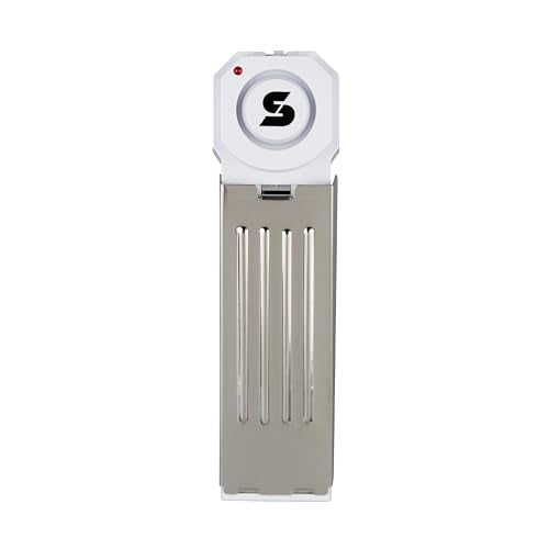SABRE 120 dB Wedge Door Stop Security Alarm, Extremely Loud Wireless Alarm Siren Audible Up To 1,500 Ft., Non-Skid Pad, Compact Alarm Great for Home, Travel, Apartment or Dorm