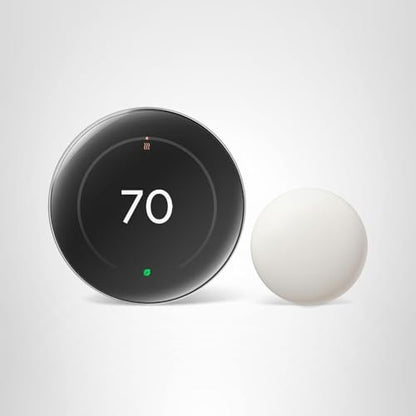 Google Nest Learning Thermostat (4th gen) + Nest Temperature Sensor (2nd gen) - Silver