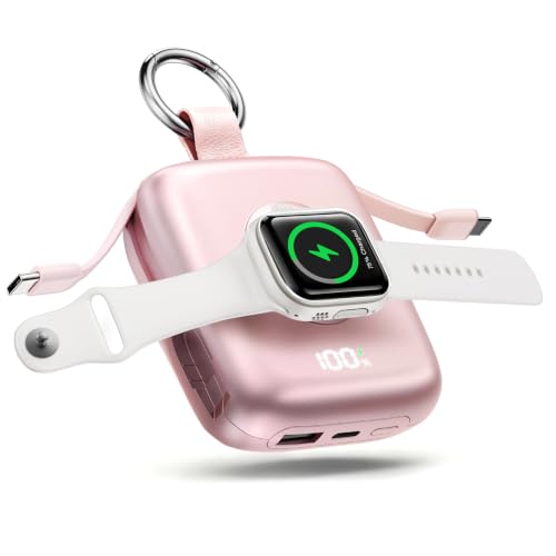 Portable Charger 3 in 1, Smaller 10000mAh Built-in Cables 22.5W Power Bank