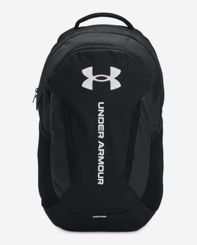 Under Armour Unisex Hustle 6.0 Backpack, 002 BLACK, OSFM