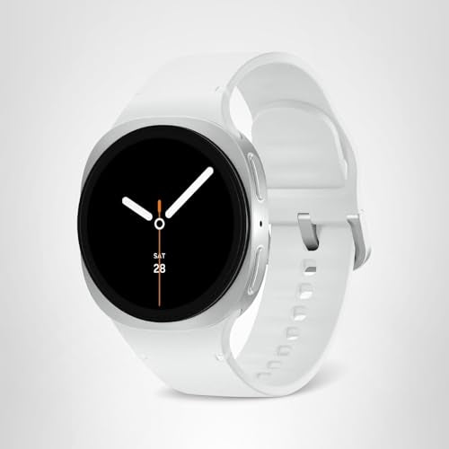 Samsung Galaxy Watch 8 (2025) 40mm Bluetooth Smartwatch, Cushion Design, Fitness Tracker, Sleep Coaching, Running Coach, Energy Score, Heart Rate Tracking, Silver [US Version, 2 Yr Warranty]