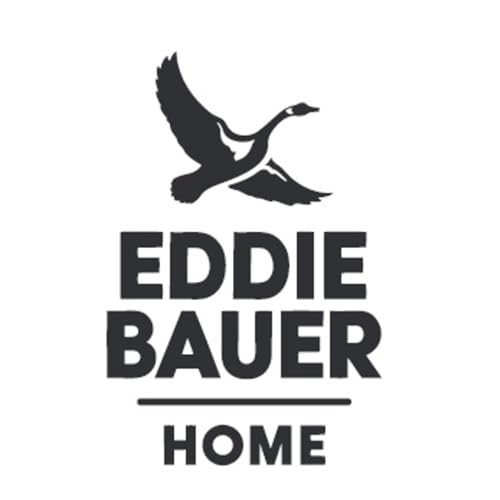 Eddie Bauer - Twin Sheets, Cotton Flannel Bedding Set, Brushed For Extra Softness, Cozy Home Decor (Little Creek Pine Cone Beige, Twin)