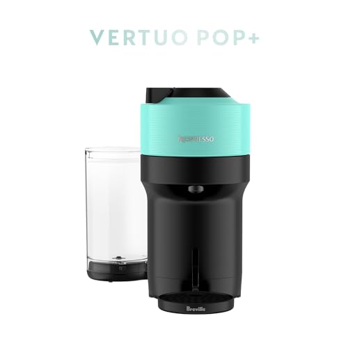 Nespresso Vertuo Pop+ Coffee and Espresso Maker by Breville, Aqua Mint