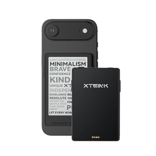 XTEINK X3 3.7" Pocket E-Ink eBook Reader, Space Black