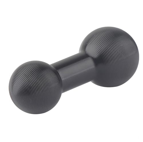 Rigdance Aluminum 20mm Ball to 17mm Ball Adapter Extension Connector, for Garmin and Other GPS Devices with 17mm Ball Connections, Compatible with Bulletpoint Dash Mount Arm, black