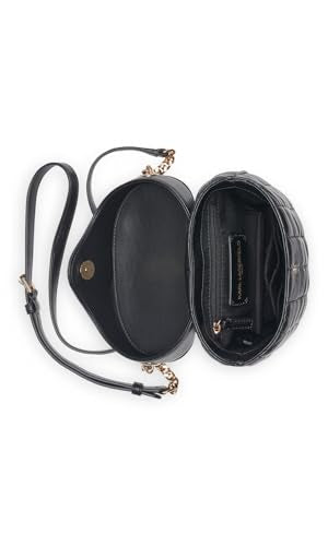 KARL LAGERFELD Paris Women's Crossbody, Black/Gold, One Size
