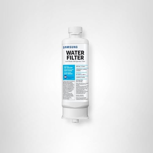 Samsung HAF-QIN/EXP Genuine Refrigerator Water Filter, Reduces 99% of Harmful Contaminants for Clean, Clear Drinking Water, 6-Month Life, Easy Install, Pack of 1