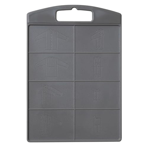 Household Essentials 195 Shirt Folding Board For Laundry | Folds T-Shirts, Polos And Dress Shirts , Black