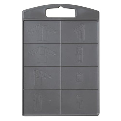 Household Essentials 195 Shirt Folding Board For Laundry | Folds T-Shirts, Polos And Dress Shirts , Black