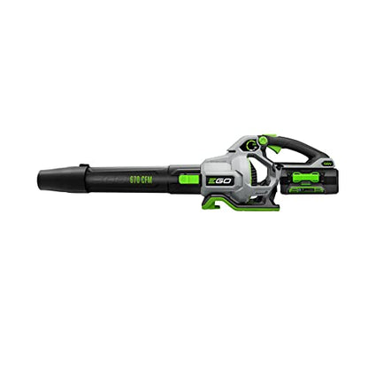 EGO POWER+ Leaf Blower, Cordless Electric 670 CFM, Includes 56V 4.0Ah Battery and Charger - LB6703