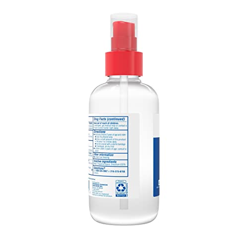 Band-Aid Brand Antiseptic Cleansing Spray, First Aid Antiseptic Spray Relieves Pain & Kill Germs, with Benzalkonium Cl Wound Antiseptic & Pramoxine HCl Topical Analgesic, 2 x 8 fl. oz