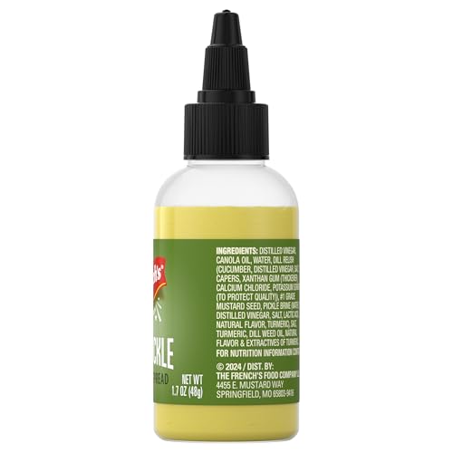 French's Dill Pickle Mustard Spread, 1.7 oz (Pack of 24)