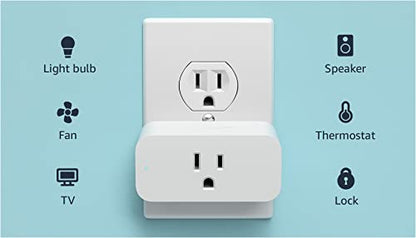 Amazon Smart Plug | Works with Alexa | Simple Setup, Endless Possibilities (2-Pack)