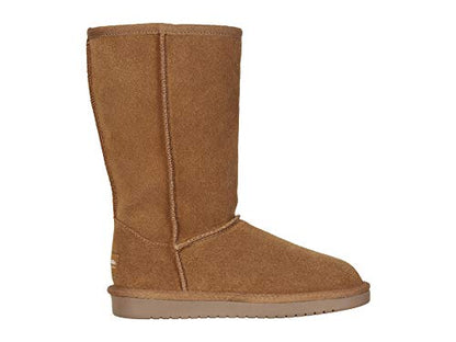 Koolaburra by UGG unisex child Victoria Tall Fashion Boot, Chestnut, 3 Little Kid US