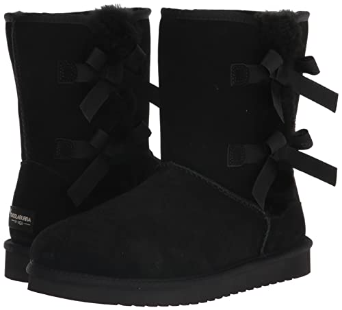 Koolaburra by UGG Women's Victoria Short Fashion Boot, Black, 11 M US