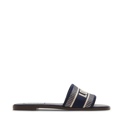Steve Madden Women's Knox Sandal, Navy, 6