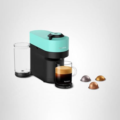 Nespresso Vertuo Pop+ Coffee and Espresso Maker by Breville, Aqua Mint