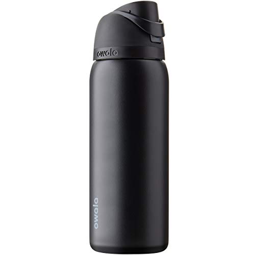 Owala FreeSip Stainless Steel Water Bottle 32 oz Very, Very Dark