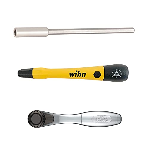 Wiha 75965 65 Piece System 4 ESD Safe Master Technician Ratchet and MicroBits Set