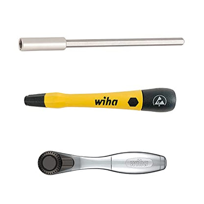 Wiha 75965 65 Piece System 4 ESD Safe Master Technician Ratchet and MicroBits Set