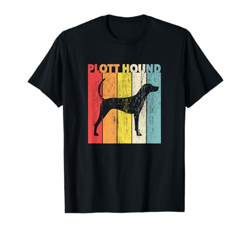 Plott Hound Vintage T-Shirt Dog Retro Style Gift T-Shirt