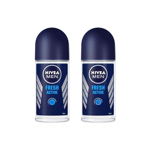 Nivea Men Fresh Active Roll-On Deodorant - 1.69 fl oz - Pack of 2
