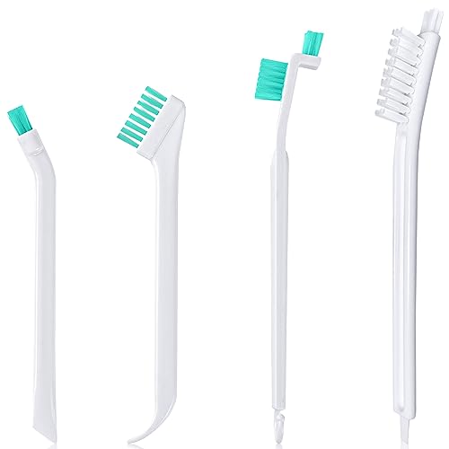 Small Cleaning Brushes Set, 4 pcs Crevice Household Cleaning Tool for Window Track Groove Sliding Door Bottle Gaps Humidifier Baseboard, Tiny Detail Scrub Cleaner Tool Gadget Kitchen Bathroom Set