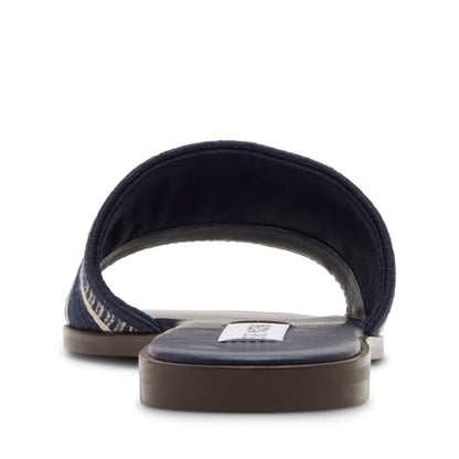 Steve Madden Women's Knox Sandal, Navy, 6