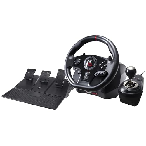SUBSONIC Racing GS850-X Gaming Steering Wheel PS4 & Xbox Series X/S – 270°