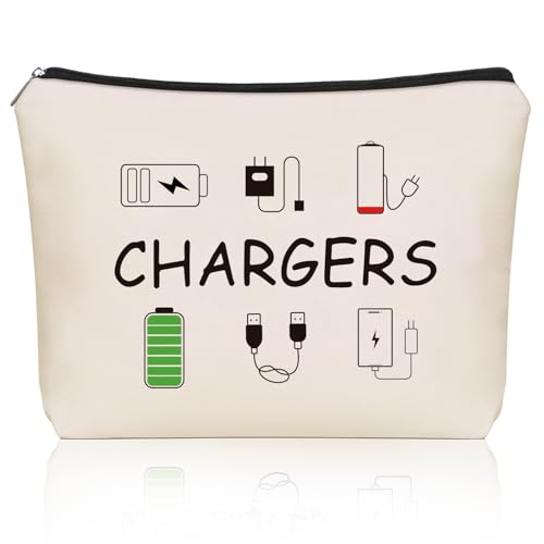 Cable Charger Makeup Bag,Charging Cord Electronics Accessories Travel Pouch