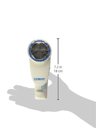 Conair Fabric Shaver and Lint Remover, Battery-Operated Portable Clothes Shaver with 3 Settings, Fuzz Remover for Sweaters, Clothing and Furniture, Large 2-Inch Shaving Head, White