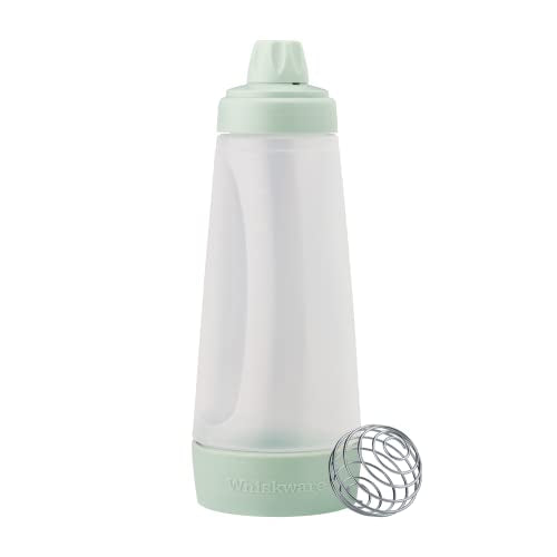 Whiskware Pancake Batter Mixer Plastic, Mixes 4 Cups of Batter, Mint