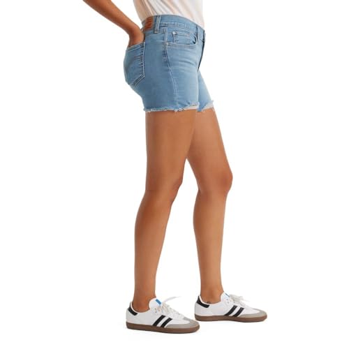 Levi's Women's Mid Length Shorts (Also Available in Plus), I'm Just a Fan, 34