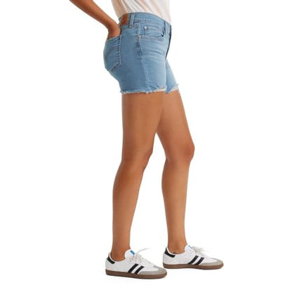 Levi's Women's Mid Length Shorts (Also Available in Plus), I'm Just a Fan, 34