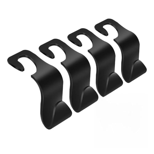 VTECHOLOGY 4 Pack Car Seat Headrest Hook Vehicle Backpack Hooks Hanger
