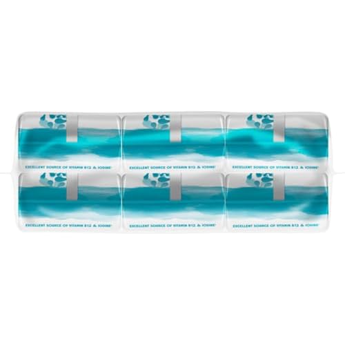 Gimme Seaweed Organic Premium Roasted Seaweed Snacks, Sea Salt, 6 Count, Keto, Vegan, Gluten-Free, Great Source of Omega3s and Iodine, Healthy On-The-Go Snack for Kids and Adults