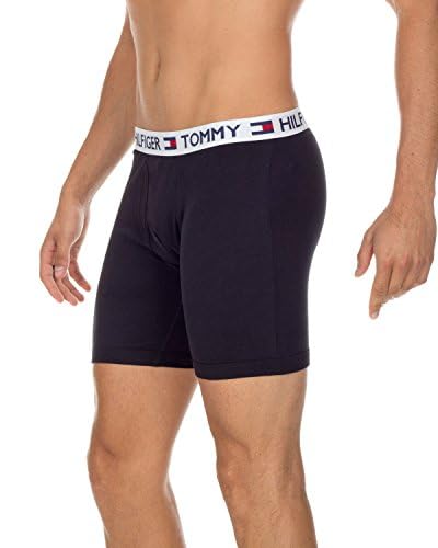 Tommy Hilfiger Men's 4 Pack Boxer Brief Red Navy White, Red/Navy/White, XX-Large