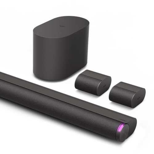 VIZIO 5.1.2 Elevate SE Soundbar, Wireless Subwoofer, Surround Sound w/Dolby Atmos & DTS:X, Bluetooth Speaker, QuickFit™ Compatible – SL512X-08 (New, 2024 Model)