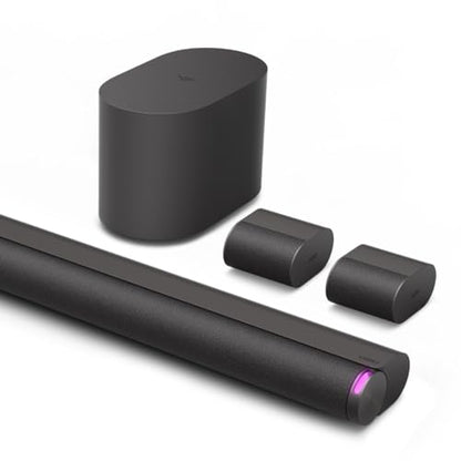 VIZIO 5.1.2 Elevate SE Soundbar, Wireless Subwoofer, Surround Sound w/Dolby Atmos & DTS:X, Bluetooth Speaker, QuickFit™ Compatible – SL512X-08 (New, 2024 Model)
