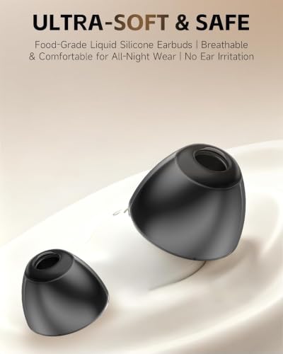 Paekole Sleep Earbuds for Side Sleepers, Ultra Mini Bluetooth Sleep Buds