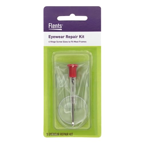 Flents Eyeglass Repair Tool Kit, Fix Broken Reading Glasses, & Sunglasses