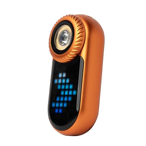 LOOP GEAR LOOPDOT Mini EDC Flashlight with RGB Pixel Display & Games