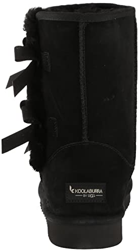 Koolaburra by UGG Women's Victoria Short Fashion Boot, Black, 11 M US