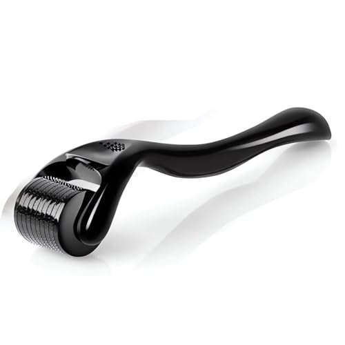 540 Titanium Derma Roller For Face Hair Beard，Scalp Derma Roller ，Beard Microneedle Roller，Personal Use Microneedling Roller Microdermabrasion Cosmetic Beauty Instrument Self-Care Gifts For Men Women