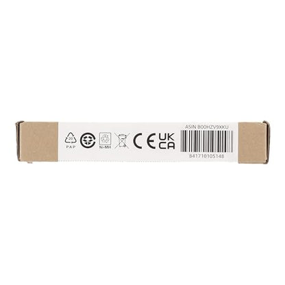 Amazon Basics Rechargeable AAA Batteries, 4-Pack, 850 mAh, NiMH High-Capacity Batteries, Recharge up to 500x Times, Pre-Charged