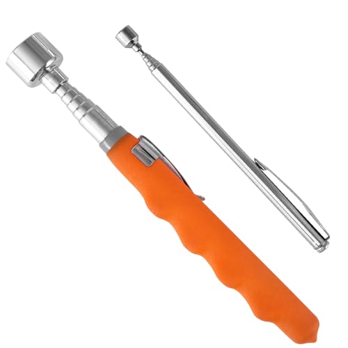 Telescoping Magnetic Pick Up Tool Set of 2,Telescopic Magnet Stick-Useful for Hard-to-Reach,Narrow Space,Mechanic,Automotive, Home - Cool Gadget Christmas Gifts Stocking Stuffers for Men Women Husband