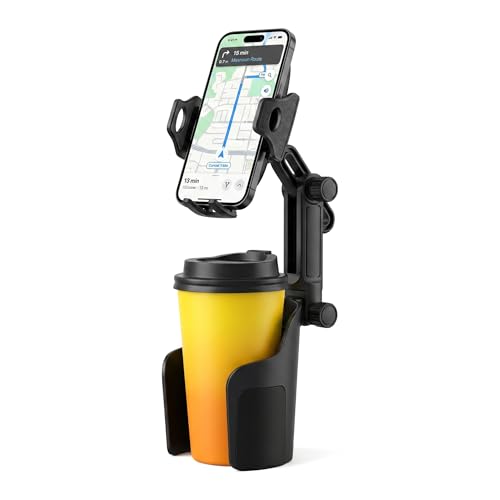 Sosirolo Cup Holder Phone Holder for Car, Car Phone Mount for Your Car