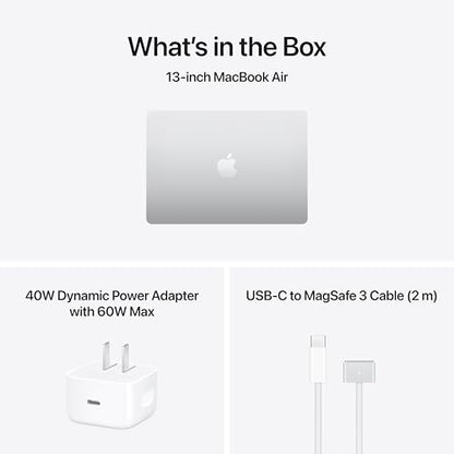 Apple 2026 MacBook Air 13-inch Laptop with M5 chip: Built for AI, 13.6-inch Liquid Retina Display, 16GB Unified Memory, 1TB SSD, 12MP Center Stage Camera, Touch ID, Wi-Fi 7; Silver