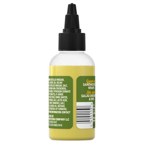 French's Dill Pickle Mustard Spread, 1.7 oz (Pack of 24)