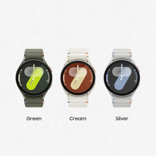 SAMSUNG Galaxy Watch 7 Bespoke Edition 44mm Bluetooth AI Smartwatch w/Energy Score, Wellness Tips, Heart Rate, Sleep, Fitness, Dark Gray Sport Band, Green, US Version, 1Yr Manufacturer Warranty